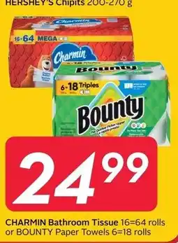 Safeway Charmin Bathroom Tissue or Bounty Paper Towels offer
