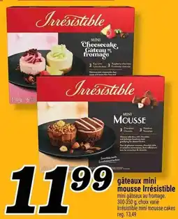 Marché Richelieu Irresistible mini mousse cakes offer