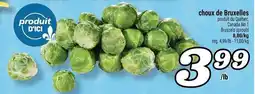 Marché Richelieu Brussels sprouts offer