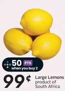 Safeway Large Lemons offer