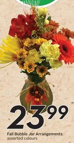 Safeway Fall Bubble Jar Arrangements offer