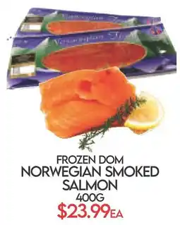 Fiesta Farms Frozen Dom Norwegian Smoked Salmon offer
