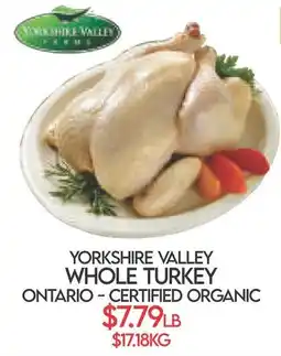 Fiesta Farms Yorkshire Valley whole turkey offer