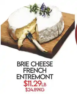 Fiesta Farms Brie Cheese French Entremont offer