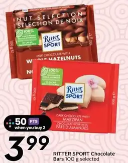 Safeway Ritter Sport Chocolate Bars selected offer
