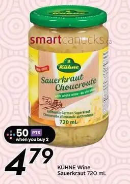 Safeway Kühne Wine Sauerkraut offer