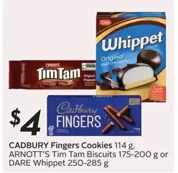 Safeway Cadbury Fingers Cookies offer
