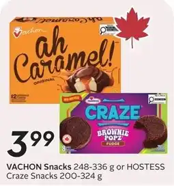 Safeway Vachon snacks ah caramel original or hostess craze snacks brownie fudge offer