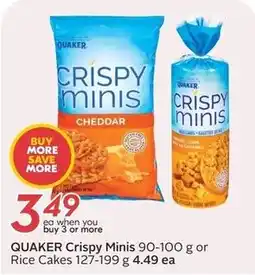 Safeway Quaker crispy minis offer