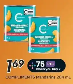 Safeway Compliments Mandarins offer