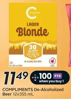 Safeway Compliments De-Alcoholized Beer offer
