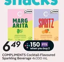 Safeway Compliments Cocktail-Flavoured Sparkling Beverage offer