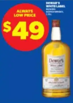 Real Canadian Liquorstore Dewar's white label offer