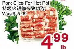First Choice Supermarket Pork Slice For Hot Pot offer