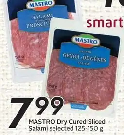 Safeway Mastro dry cured sliced salami offer