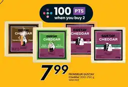 Safeway Monsieur Gustav Cheddar offer