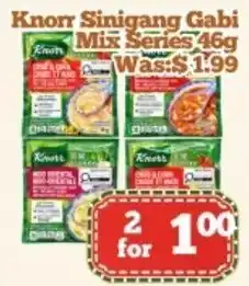 Nations Fresh Foods Knorr Sinigang Gabi Mix Series offer