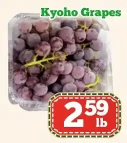 Nations Fresh Foods Kyoho Grapes offer