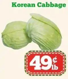 Nations Fresh Foods Korean Cabbage offer