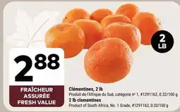 Giant Tiger Fresh Value clementines offer