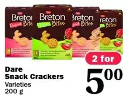 Ferraro Foods Dare Snack Crackers offer