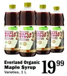 Ferraro Foods Everland Organic Maple Syrup offer