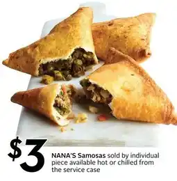 Safeway Nana's samosas offer
