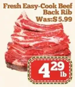 Nations Fresh Foods Fresh Easy-Cook Beef Back Rib offer