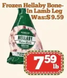 Nations Fresh Foods Hellaby frozen bone-in lamb leg offer