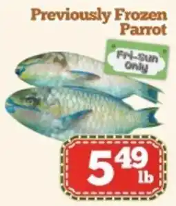 Nations Fresh Foods Previously Frozen Parrot offer