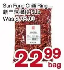 First Choice Supermarket Sun Fung Chilli Ring offer