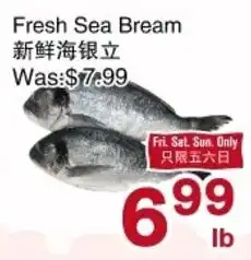 First Choice Supermarket Fresh Sea Bream offer