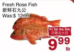 First Choice Supermarket Fresh Rose Fish offer