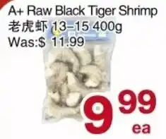 First Choice Supermarket A+ Raw Black Tiger Shrimp offer
