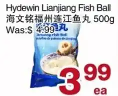 First Choice Supermarket Hydewin Lianjiang Fish Ball offer