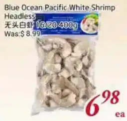 Tone Tai Supermarket Blue Ocean Pacific White Shrimp Headless offer