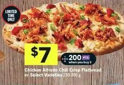 Foodland Chicken Alfredo Chili Crisp Flatbread offer