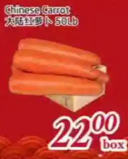 Tone Tai Supermarket Chinese carrot offer