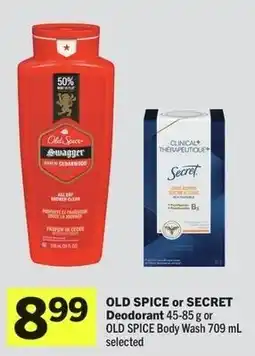 Foodland Old Spice or Secret Deodorant offer