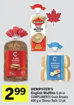 Foodland Dempster's English Muffins offer