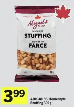 Foodland Abigail's Kitchen Homestyle Stuffing offer