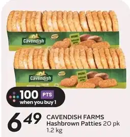 Safeway Cavendish Farms Hashbrown Patties offer