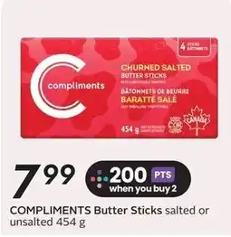 Safeway Compliments Butter Sticks salted or unsalted offer