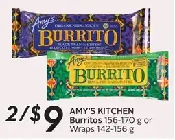 Safeway Amy's kitchen burritos offer