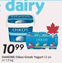 Safeway Danone Oikos Greek Yogurt offer