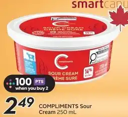 Safeway Compliments Sour Cream offer