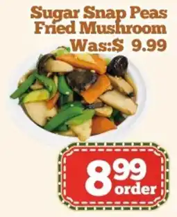 Nations Fresh Foods Sugar snap peas fried mushroom offer