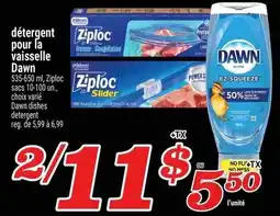 Marché Richelieu Dawn dishes detergent offer