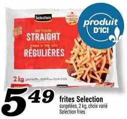 Marché Richelieu frites Selection offer