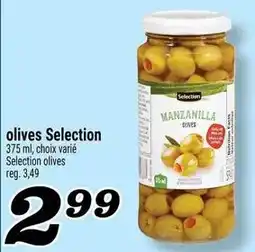 Marché Richelieu Selection olives offer
